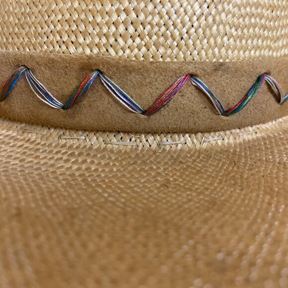 Western cowboy hat by Priest Hat Co. of Eagle, Idaho. Sz 23 1/4" - Picture 2 of 9